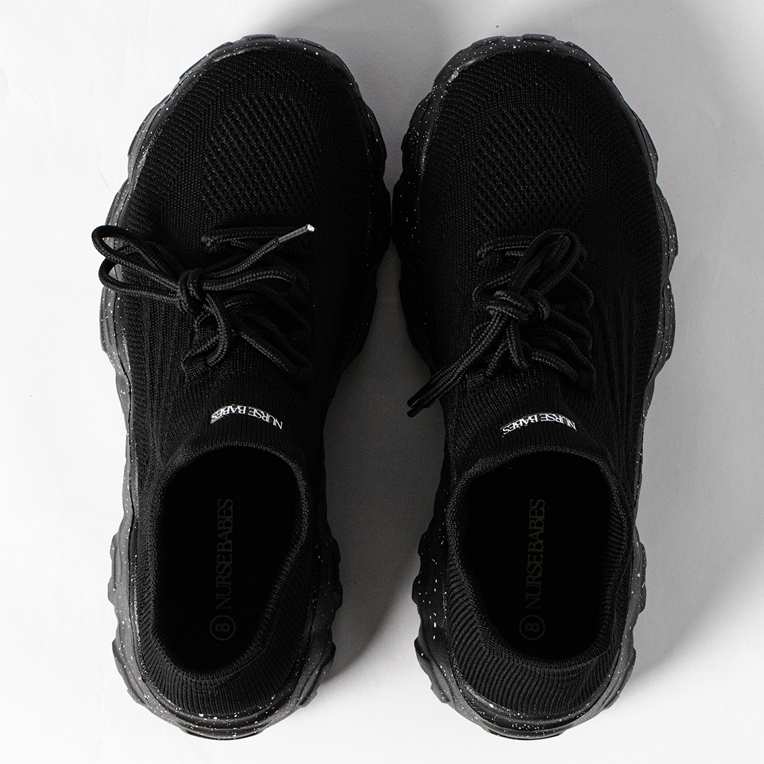 Clara | Orthopedic Comfort Nursing Shoes - Black