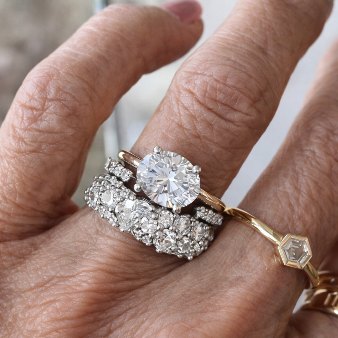 Vintage Glow Ring Set
