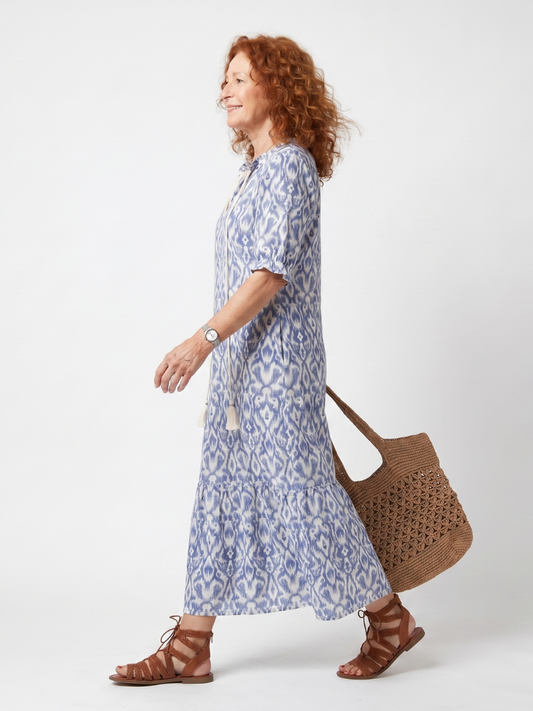 Ottoline | Tassel Tie Midi Dress