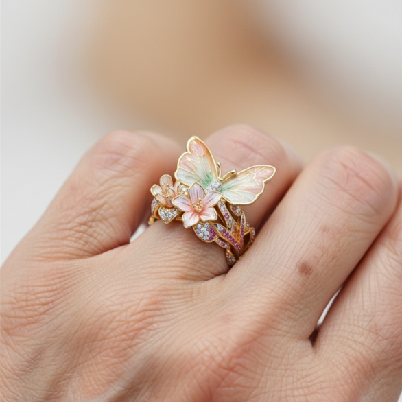 Golden Bloomhaven Ring