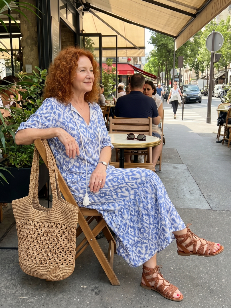 Ottoline | Tassel Tie Midi Dress