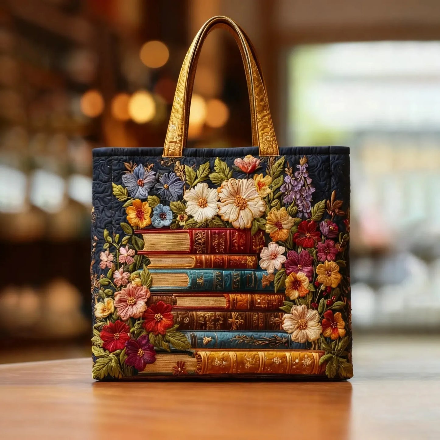 Fern | Elegant Floral Tote