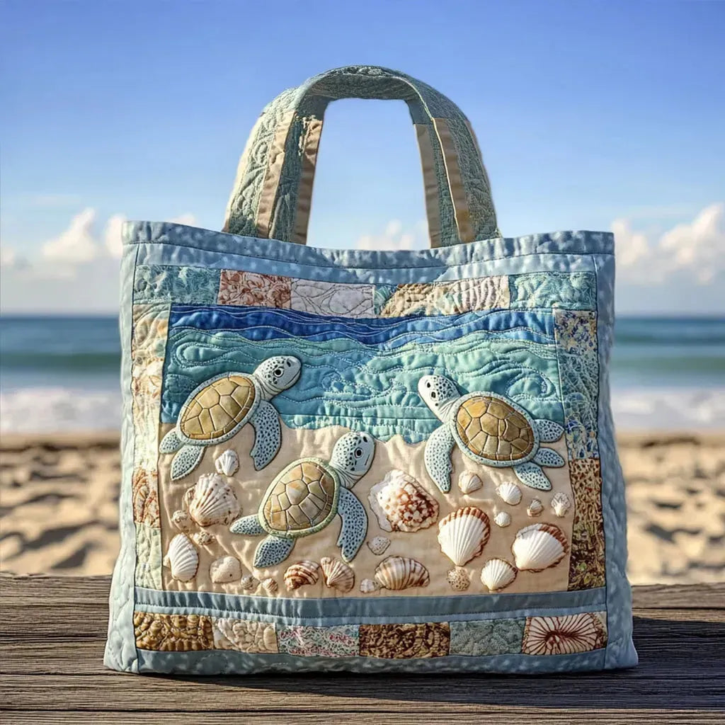 Tilly | Festive Turtle Padded Tote