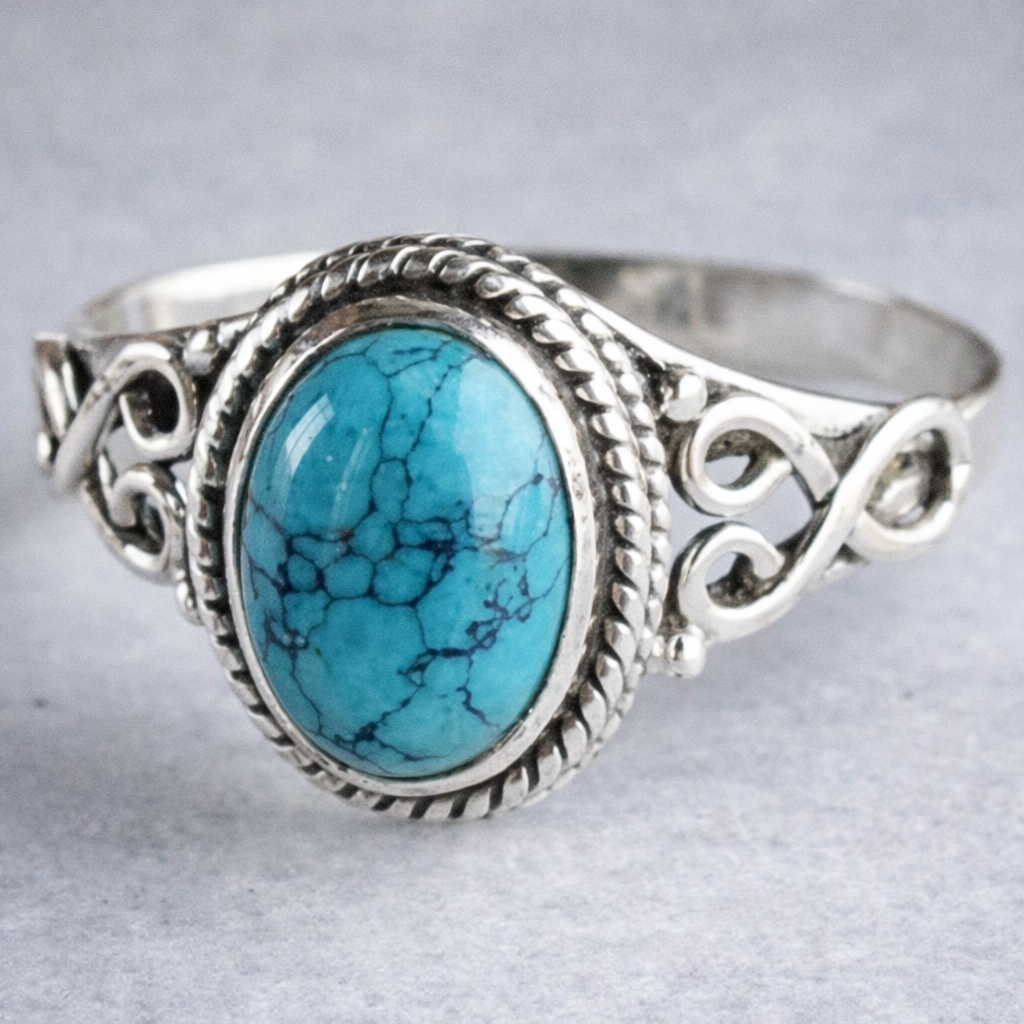 Oval Turquoise Ring