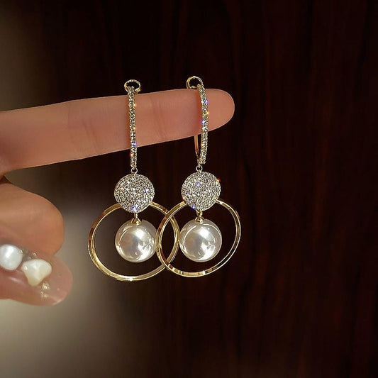 Pearl Orbit Earrings