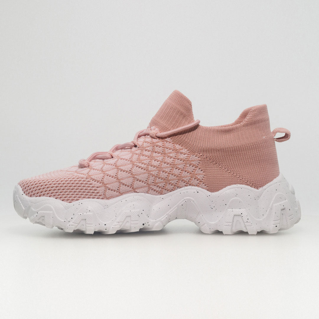 Robin | Orthopedic Slip-On Walking Shoes - Pink White