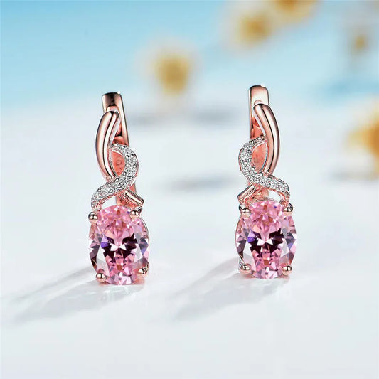 Crimson Oval Hoops