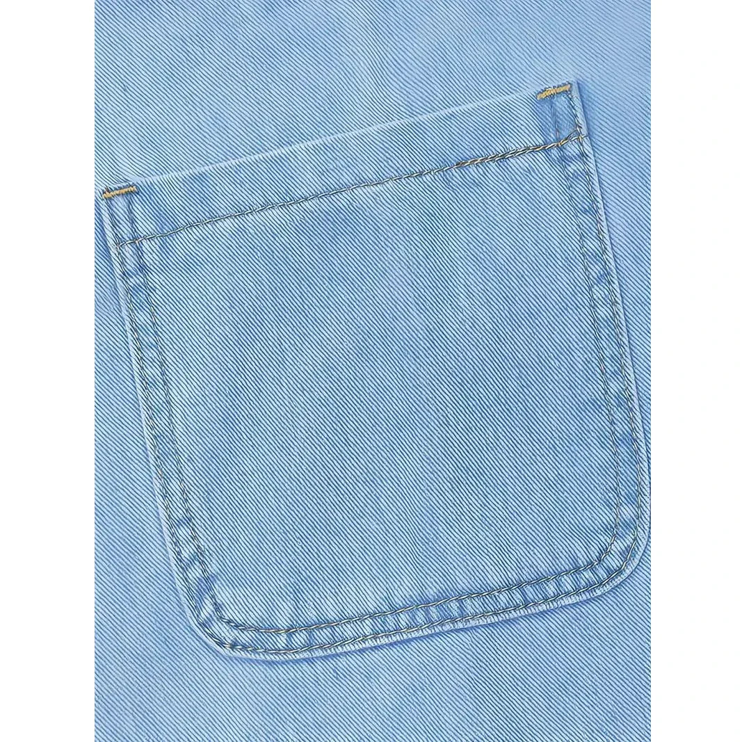 Violet| Relaxed Denim-Look Dress