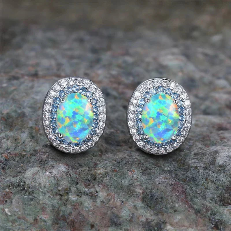 Turquoise Stone Studs
