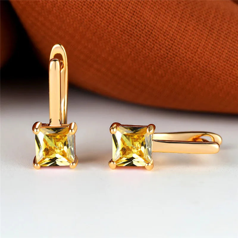 Crimson Glow Earrings