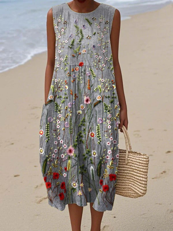 Nora | Wildflower Midi Dress