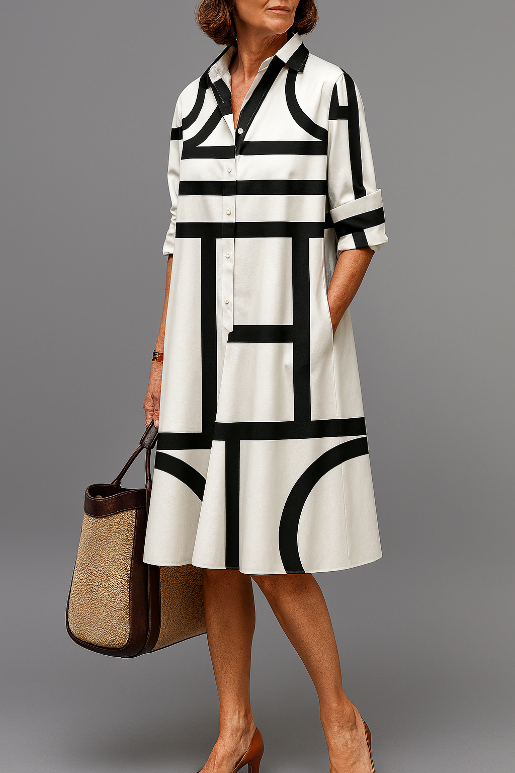 Lorraine | Elegant Midi Dress