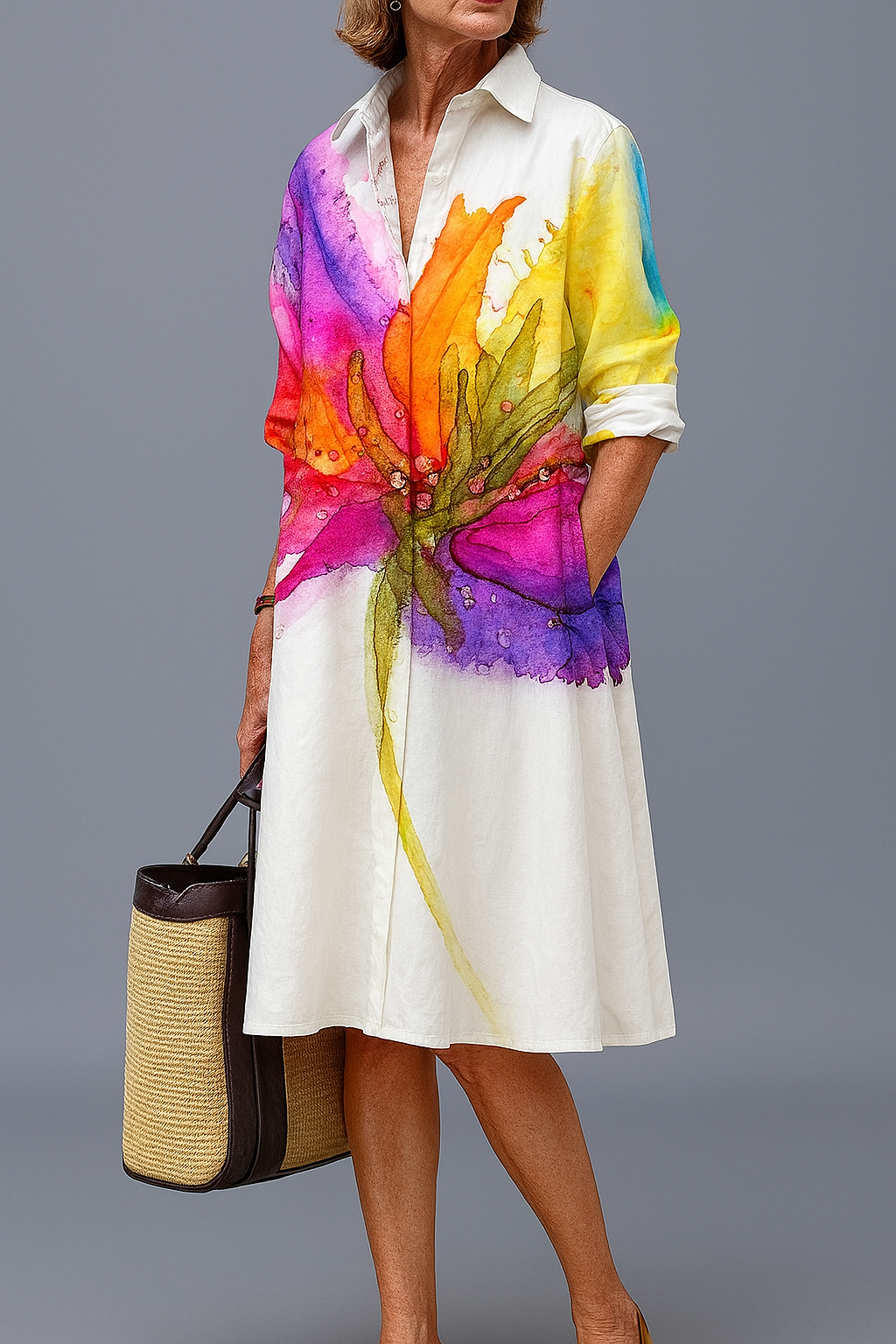 Denise | Elegant Midi Dress