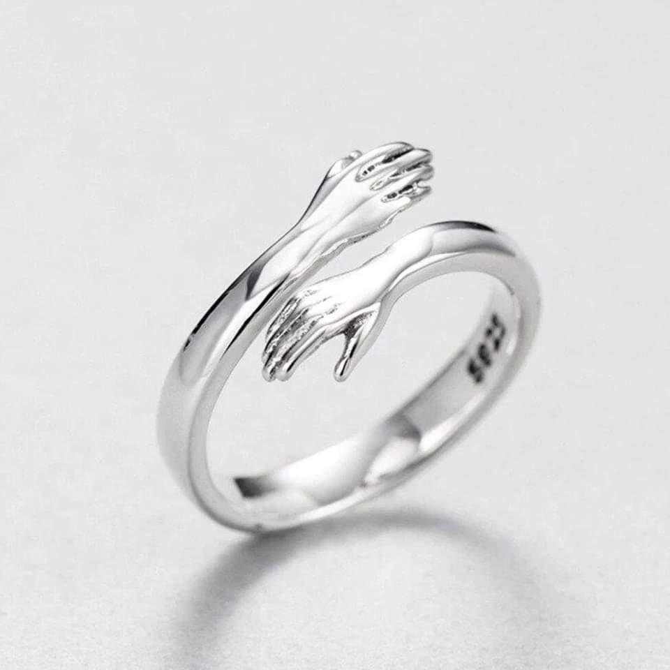 Embrace Silver Ring