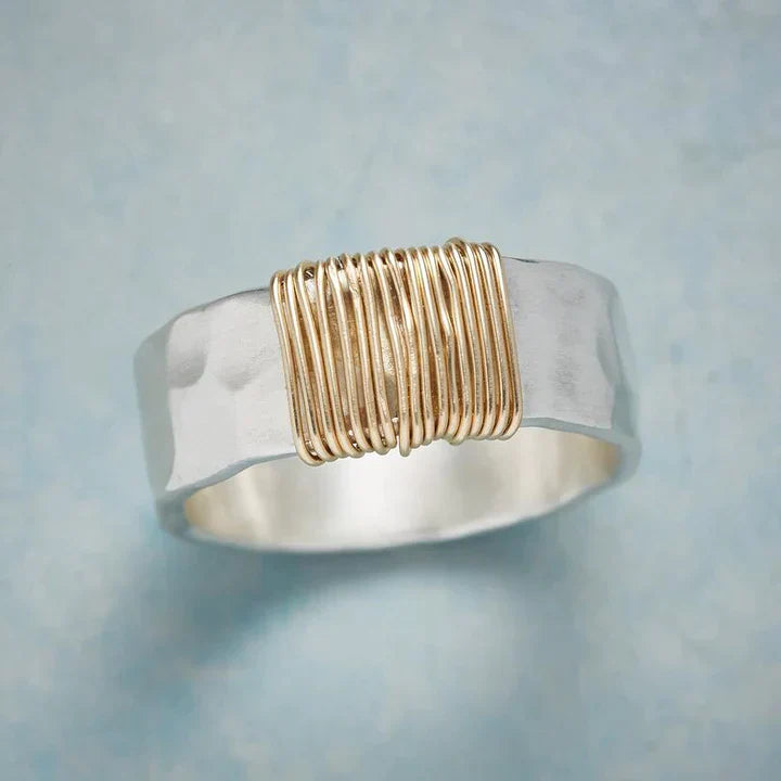 Vintage Gold Silver Ring