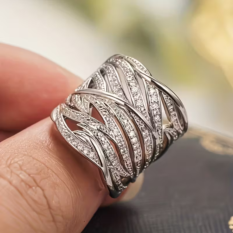 Radiant Wave Ring