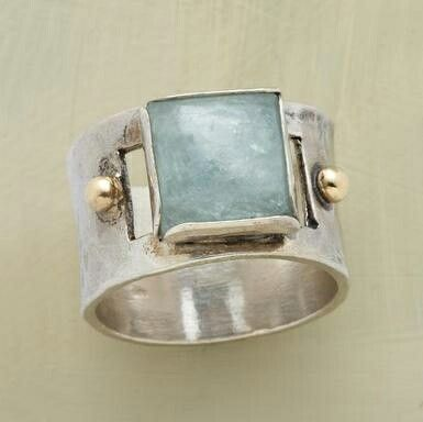 Emerald Moon Ring