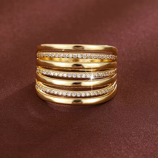 Cascade Zirconia Ring