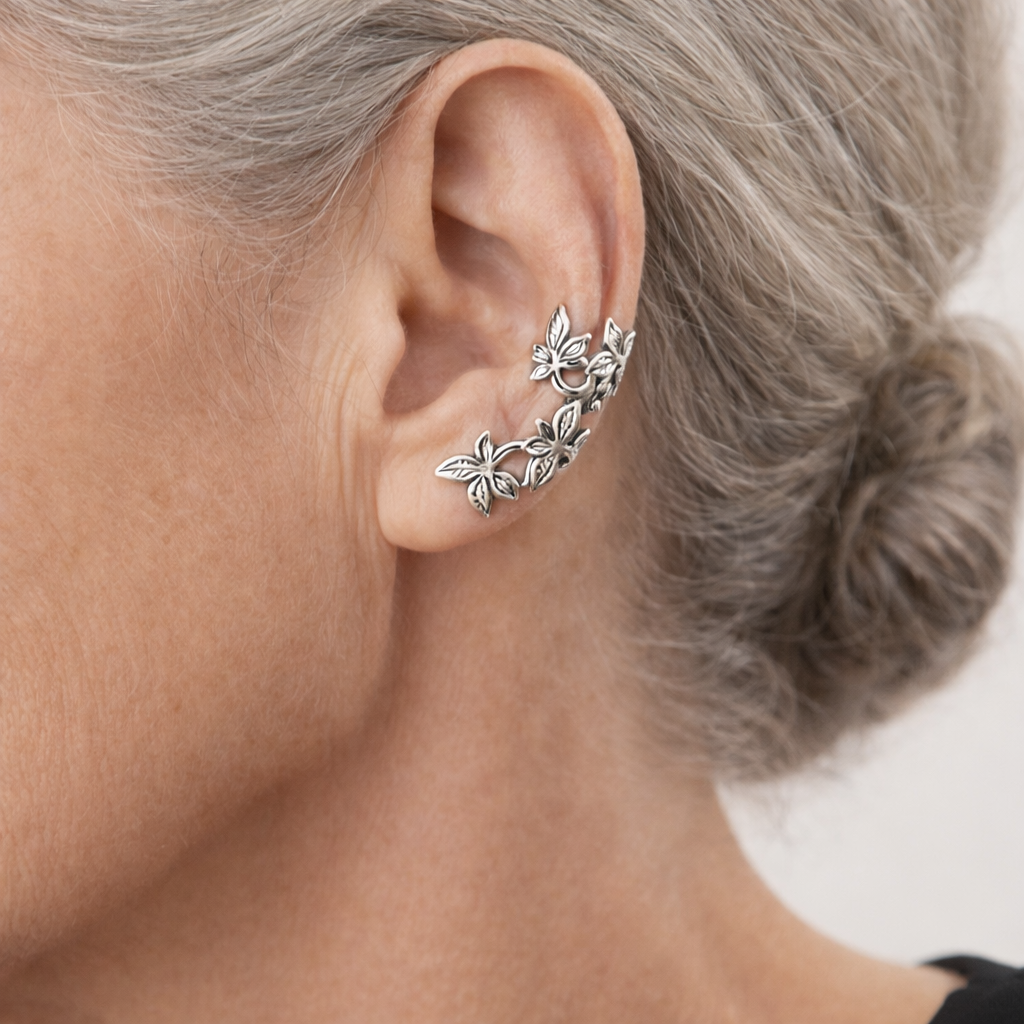 Vintage Leaf Earrings