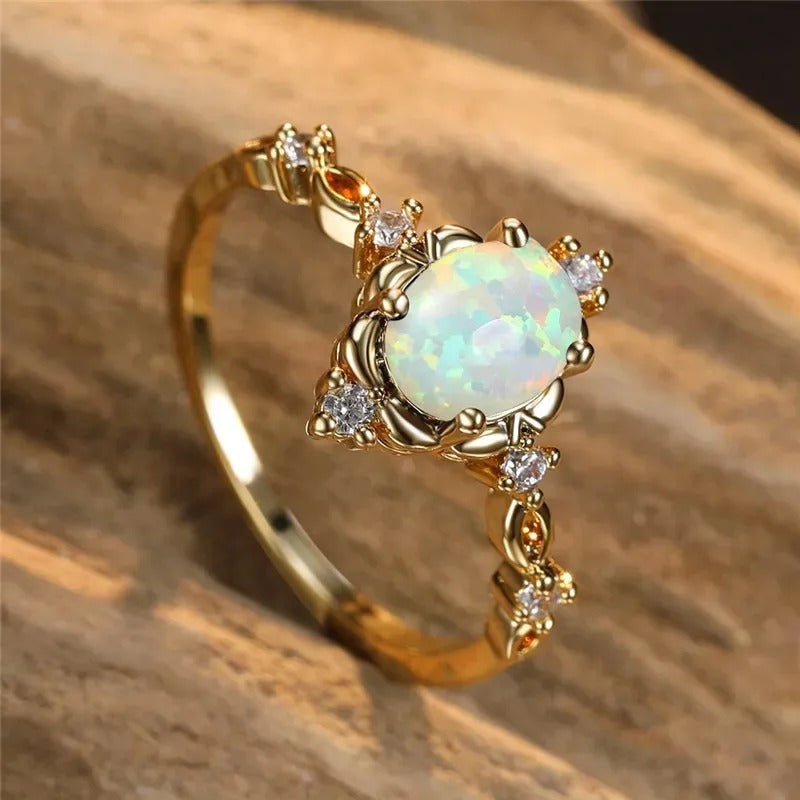 Opaline Glow Ring