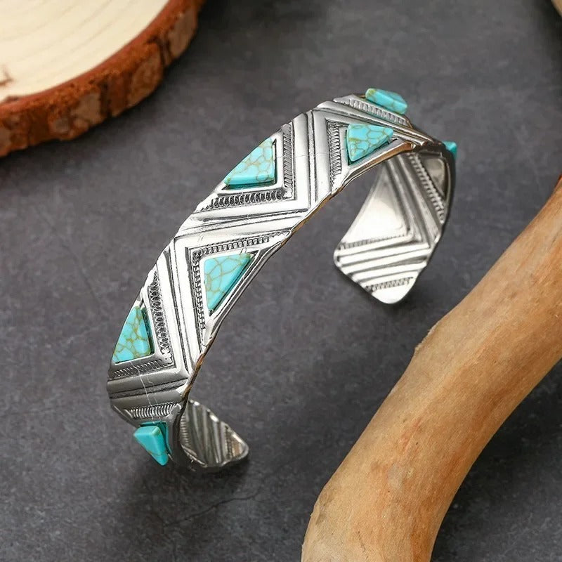 Vintage Turquoise Bangle Bracelet