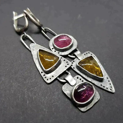 Retro Triangle Earrings