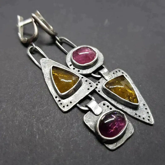 Retro Triangle Earrings