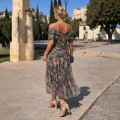 Claudia | Off Shoulder Maxi Dress