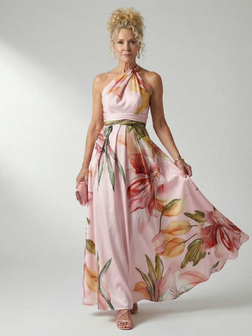 Dafine | Light Floral Maxi Dress