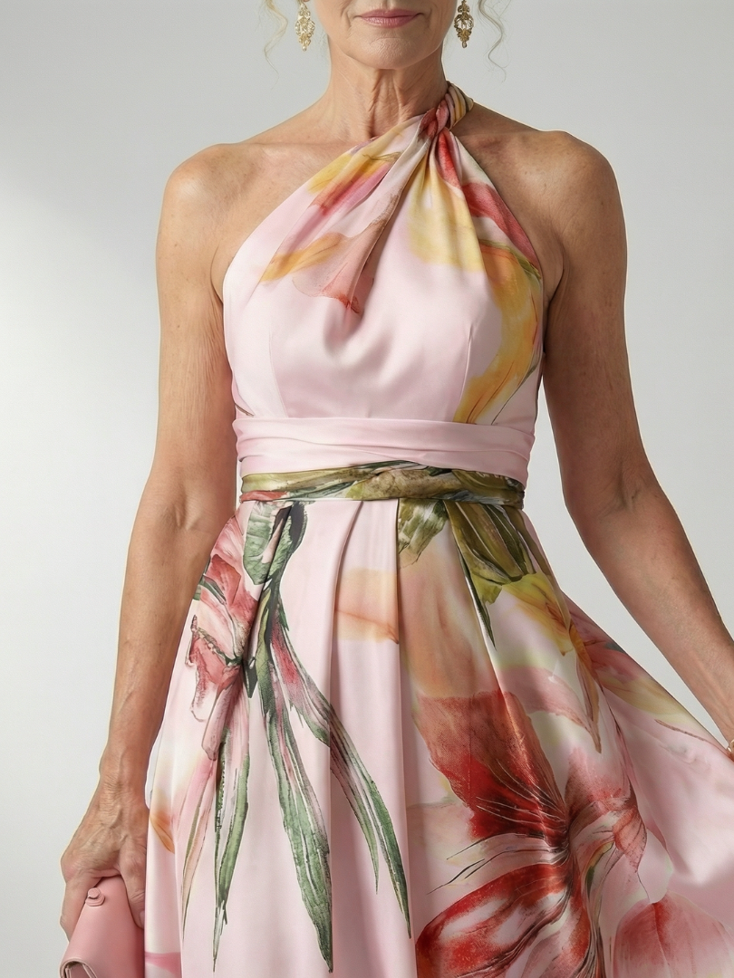Dafine | Light Floral Maxi Dress
