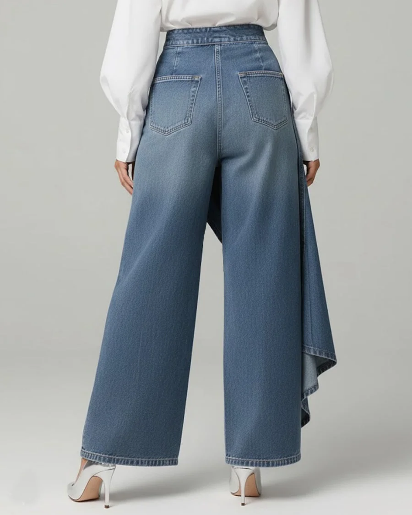 Jaeda | Denim Wrap Trousers