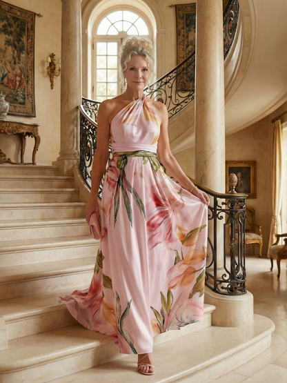 Dafine | Light Floral Maxi Dress
