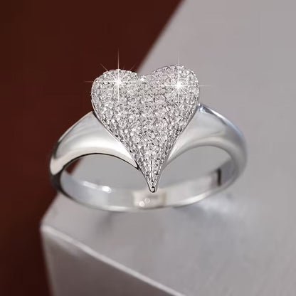 Golden Heart Radiance Ring