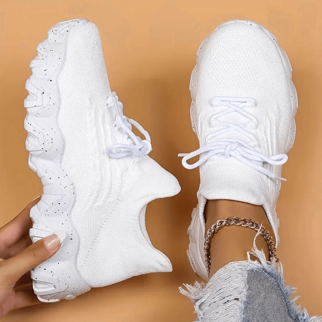 Clara | Orthopedic Comfort Nursing Shoes - White