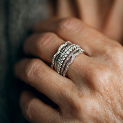 Crystal Layer Ring