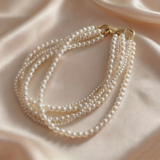 Vintage Pearl Layers Bracelet