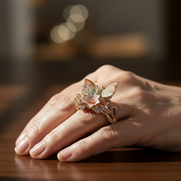Golden Bloomhaven Ring