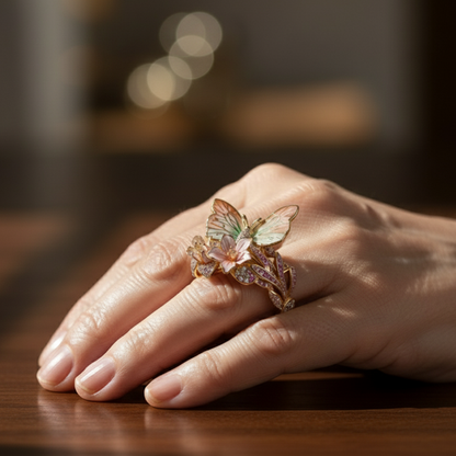 Golden Bloomhaven Ring
