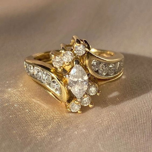 Vintage Inlaid  Ring