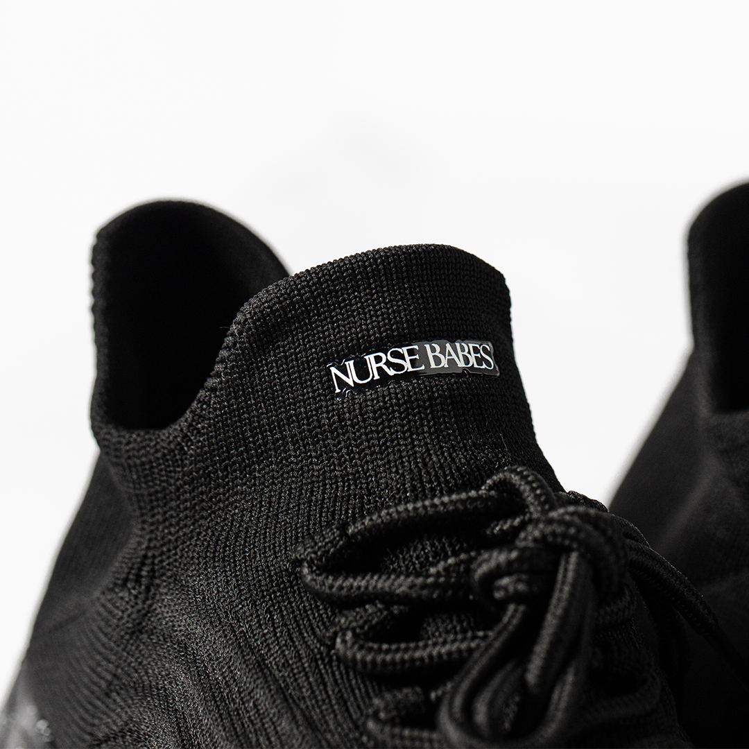 Clara | Orthopedic Comfort Nursing Shoes - Black