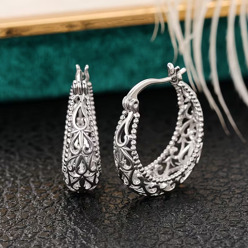 Filigree Hoops