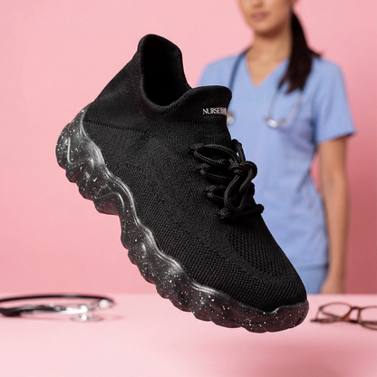 Clara | Orthopedic Comfort Nursing Shoes - Black
