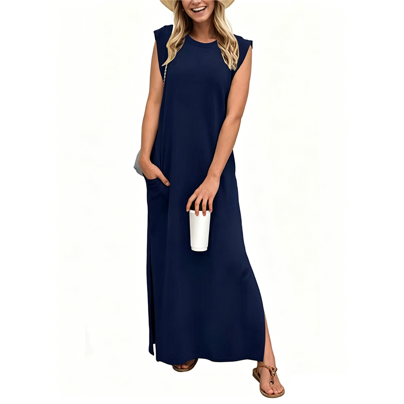 Casual Sleeveless Maxi Dress