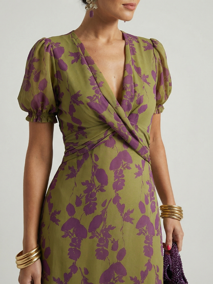 Delilah | Relaxed Floral Midi Dress