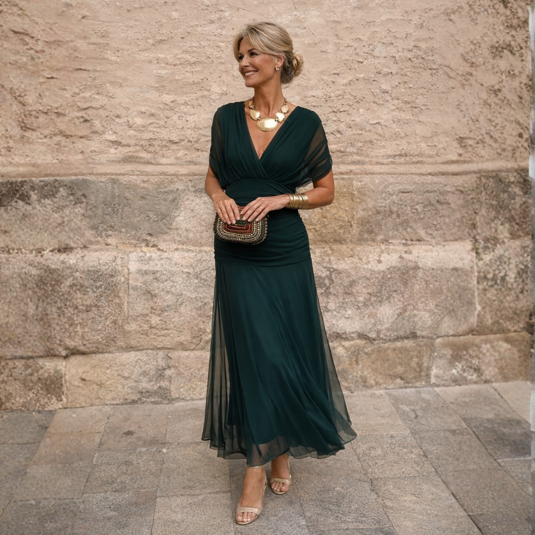 Claudia | Off Shoulder Maxi Dress