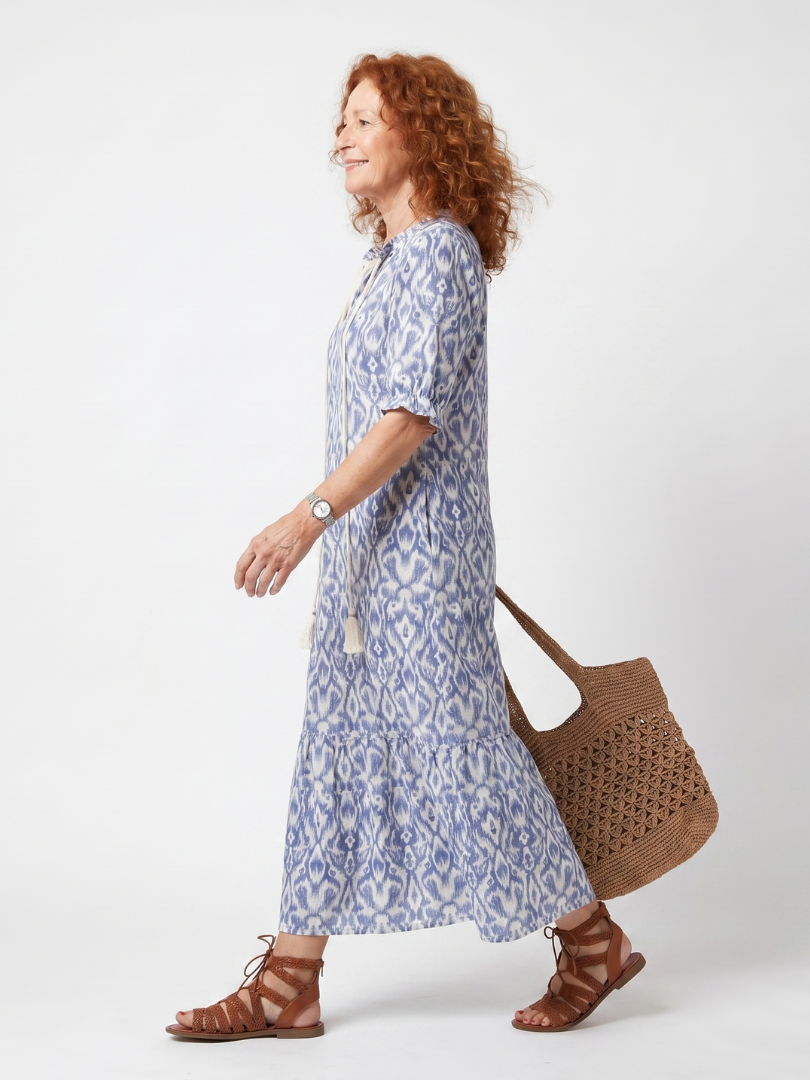 Ottoline | Tassel Tie Midi Dress