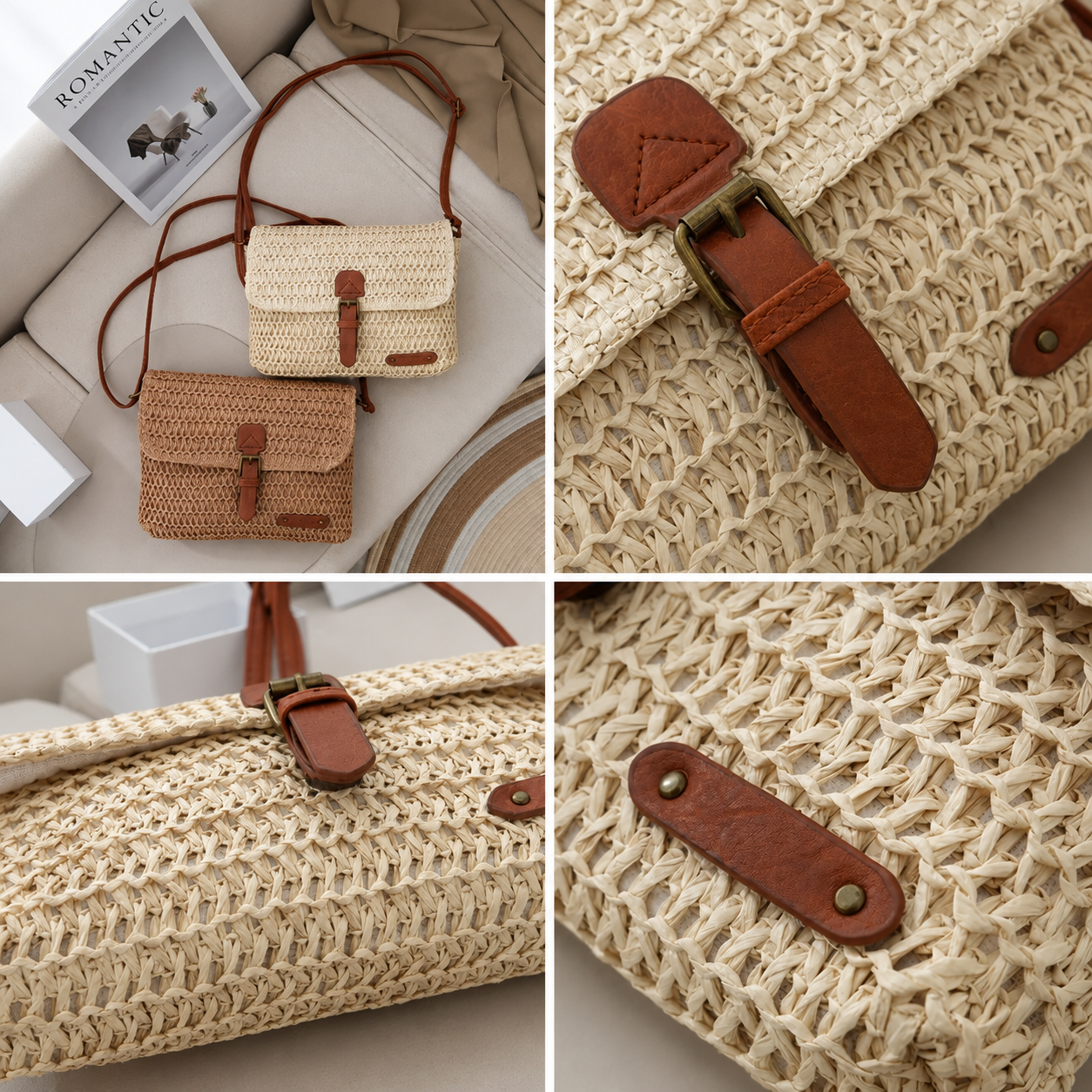 Livia | Woven Crossbody Bag