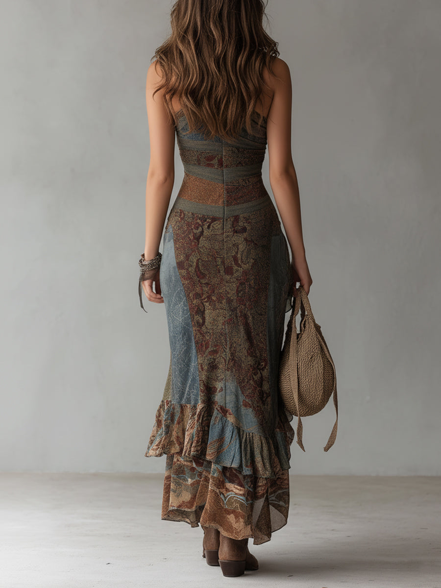Madison™ | Vintage Floral Maxi Dress