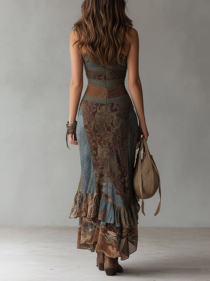Madison™ | Vintage Floral Maxi Dress