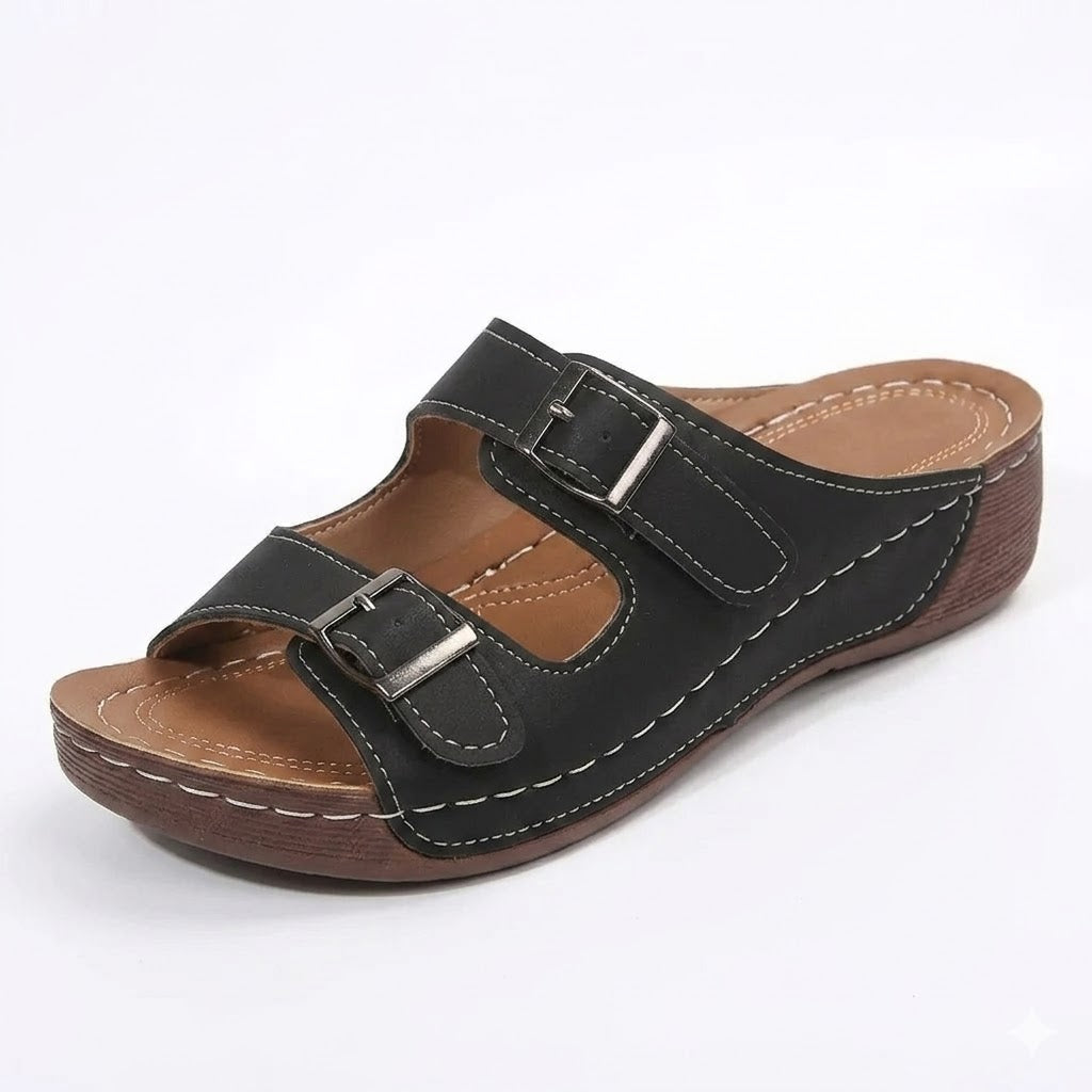Lovas Orthopedic Sandals for Heel Pain, Wide Feet & Arthritis
